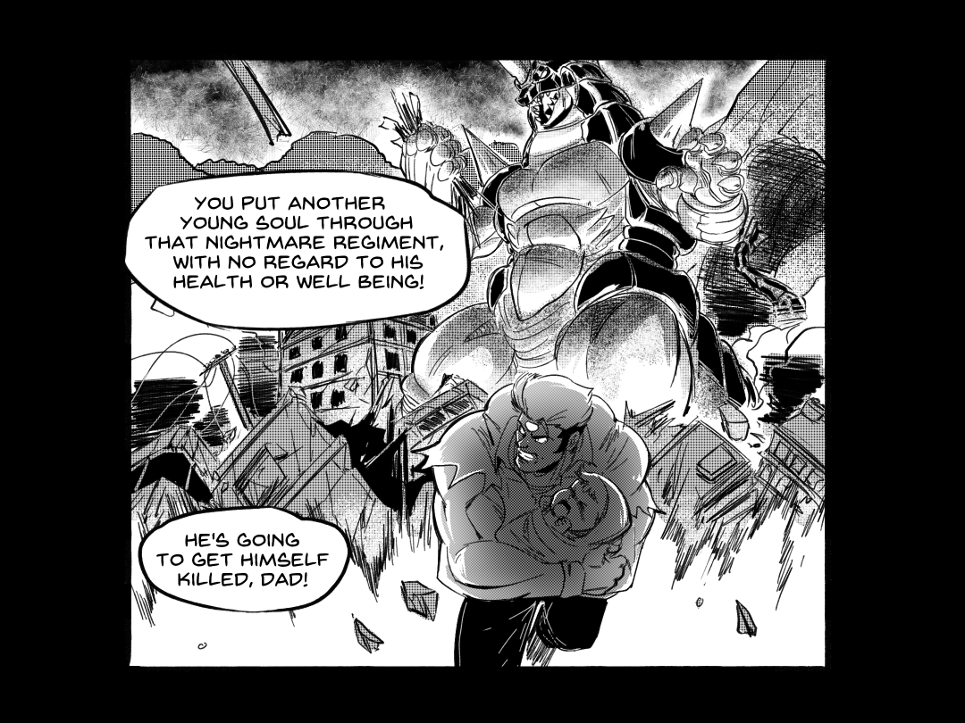 Heart of a Warrior panel 4